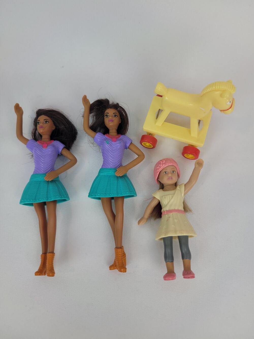 McDonalds Happy Meal Toys American Girl Isabelle, Toy Horse, Barbie 4 Pieces